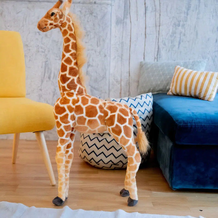 Peluche géante girafe