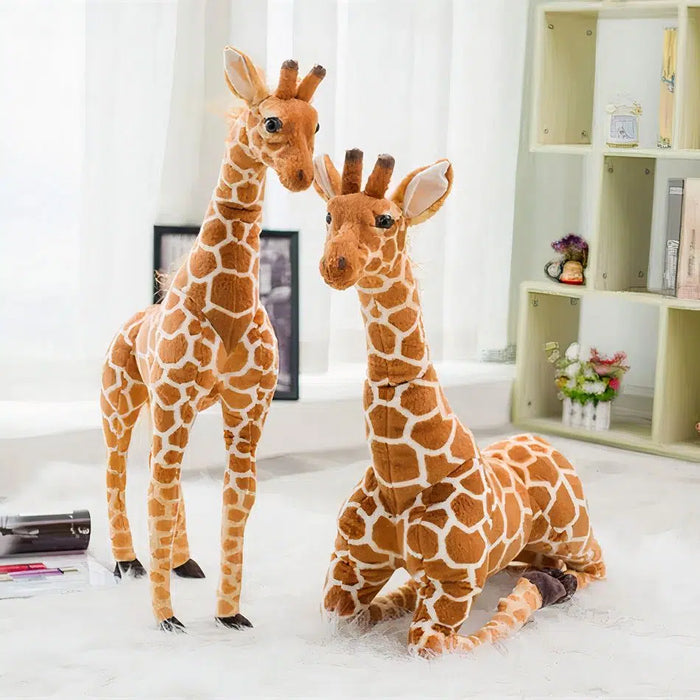 Peluche géante girafe