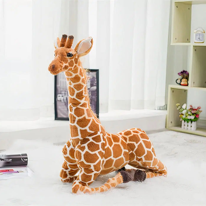 Peluche géante girafe