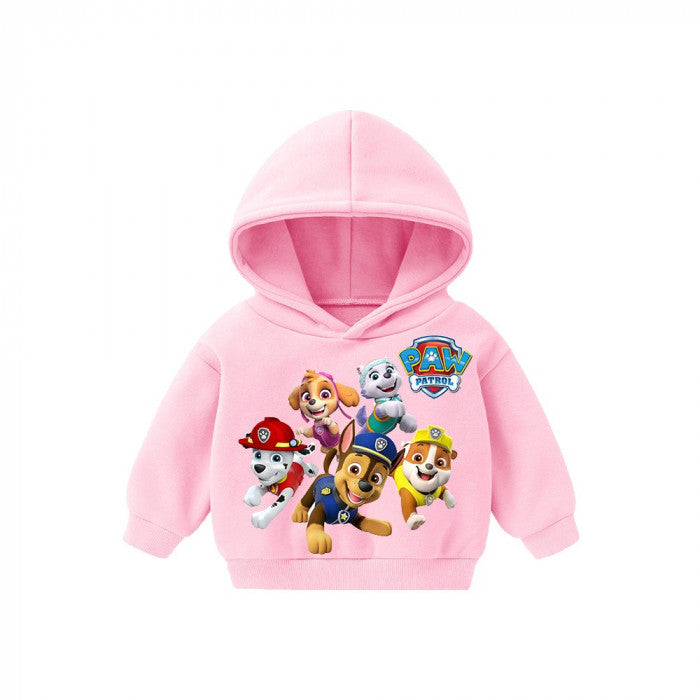 Pull Pat Patrouille les chiots en action rose