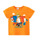 T Shirt Pat Patrouille Ruben Marcus et Chase orange